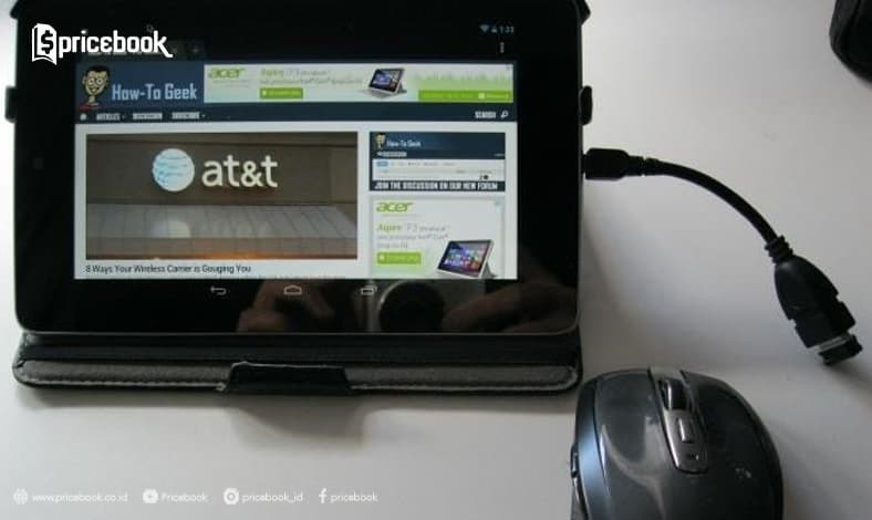 Cara Menyambungkan Tablet ke Keyboard dan Mouse Universal