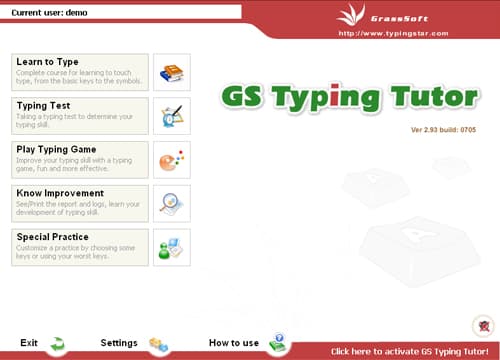 GS Typing Tutor