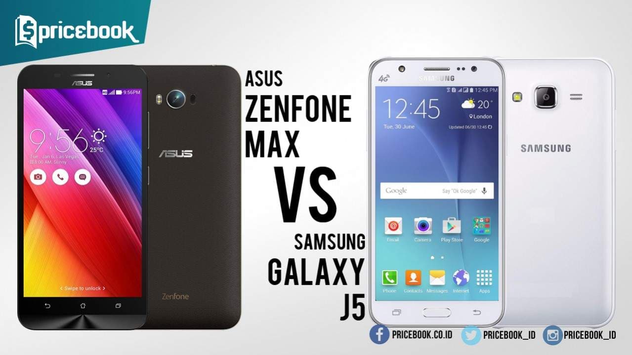 Perbandingan Zenfone Max Galaxy J5