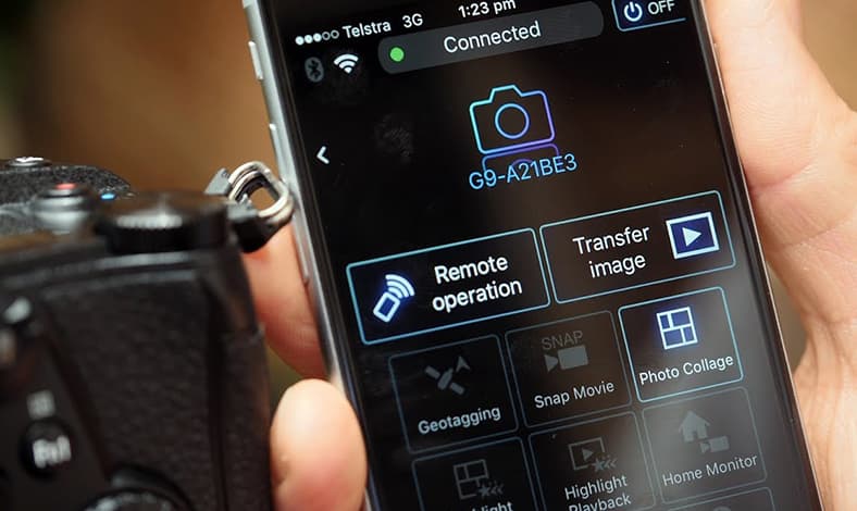 kamera NFC panasonic