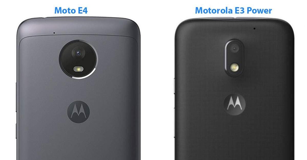 moto e4 vs moto e3 power