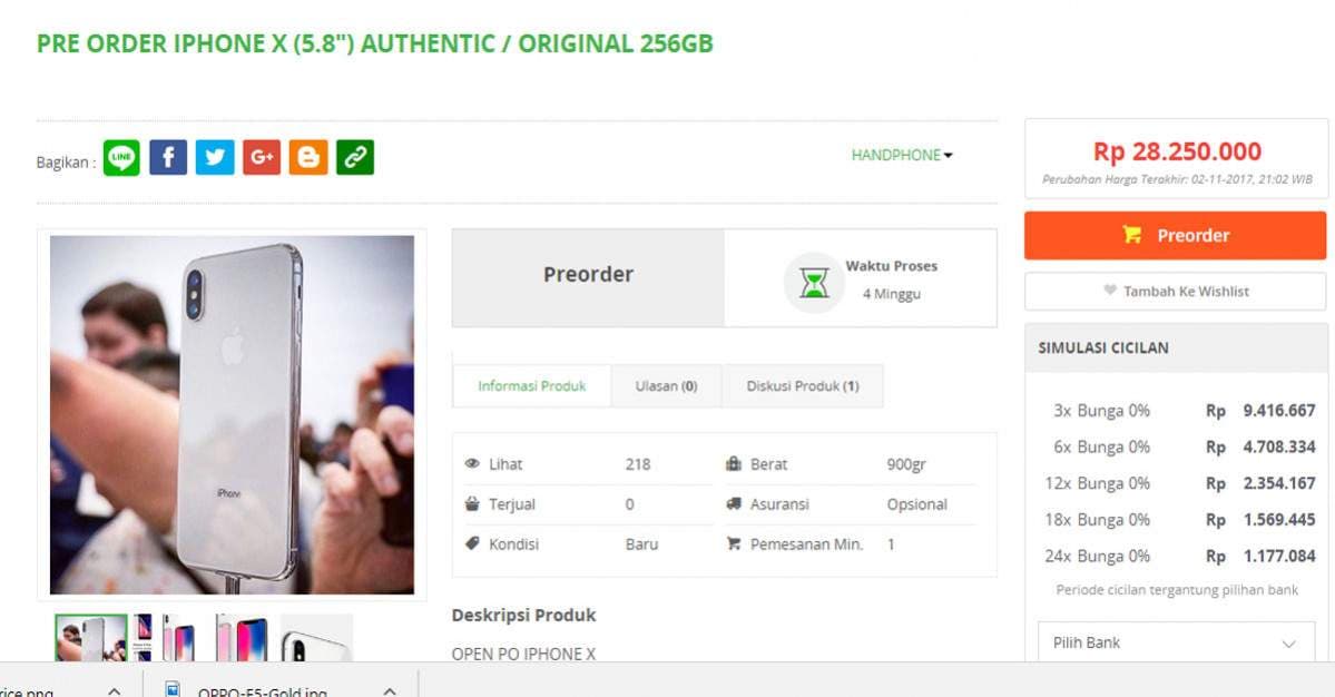 pre order iphone x