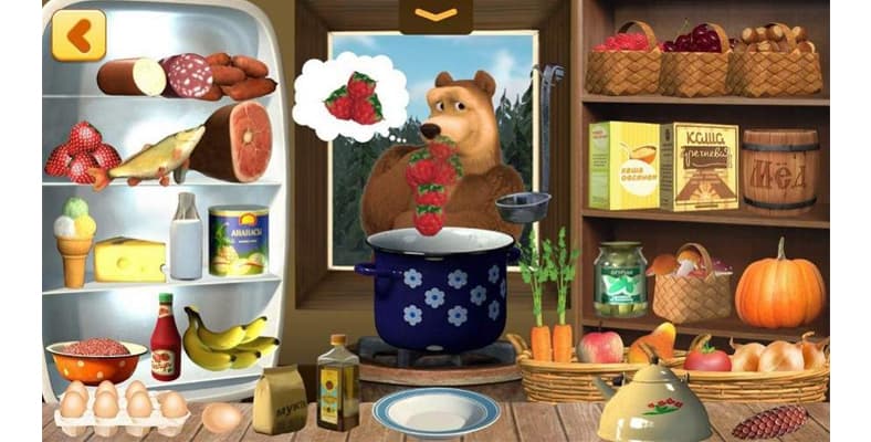Masha and Bear: Cooking Dash