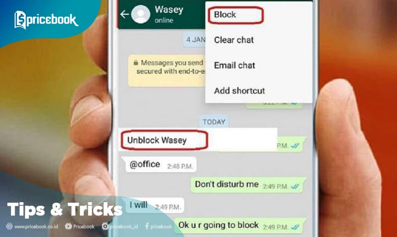 cara blokir nomor whatsapp