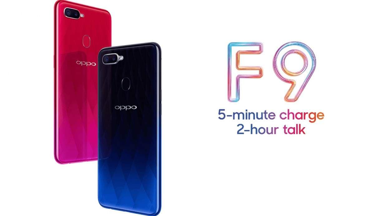 uji charging oppo f9