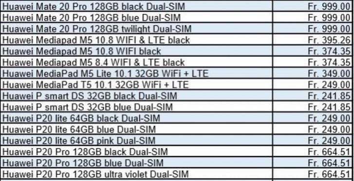 harga huawei mate 20 pro