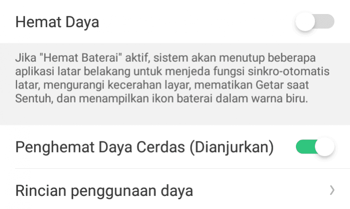 cara hemat baterai android