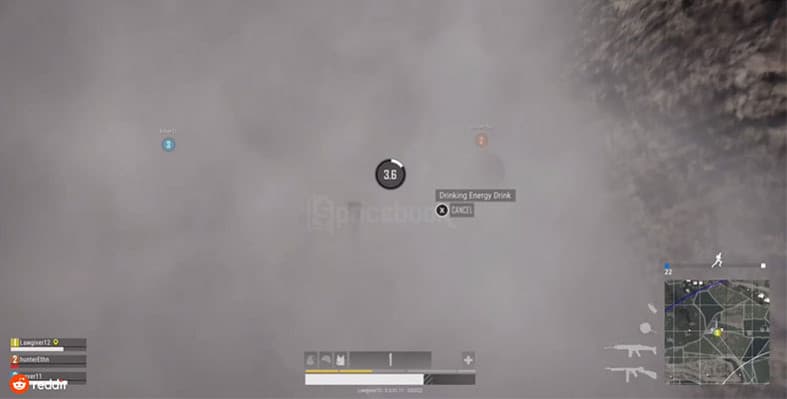 cara menggunakan smoke granade di pubg