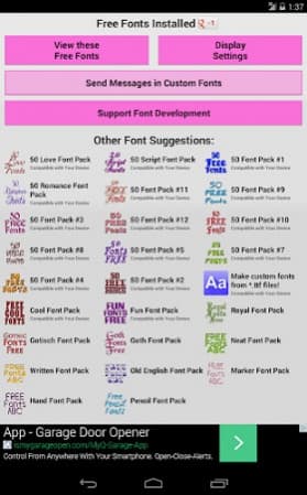 Fonts for FlipFont 50 #6