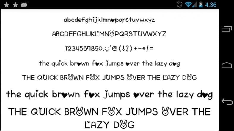 Fonts for FlipFont 50 Written