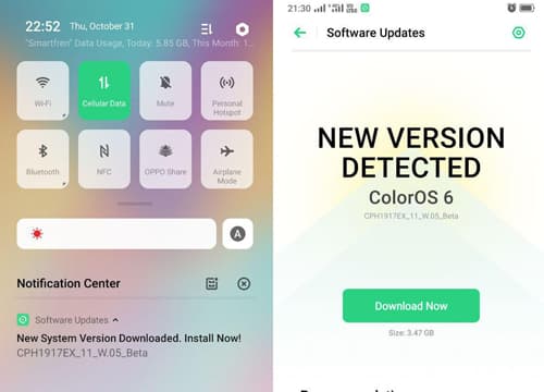 coloros oppo