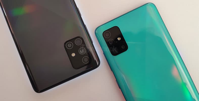 Perbedaan dan Persamaan Samsung Galaxy A51 dan A71
