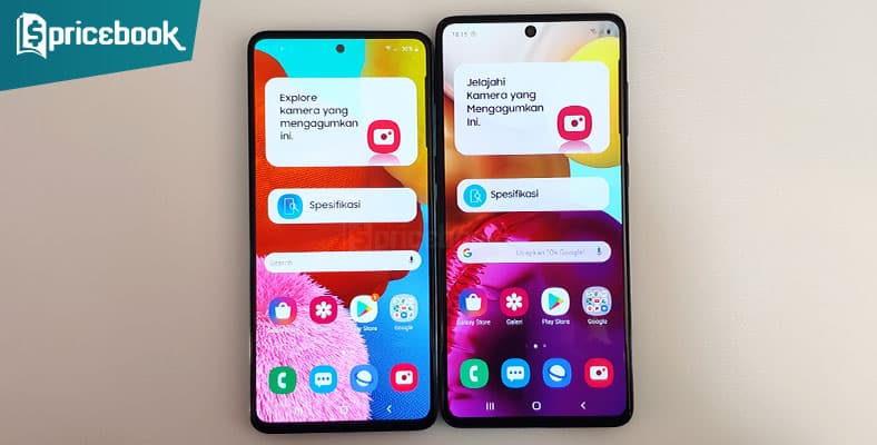 Perbedaan dan Persamaan Samsung Galaxy A51 dan A71