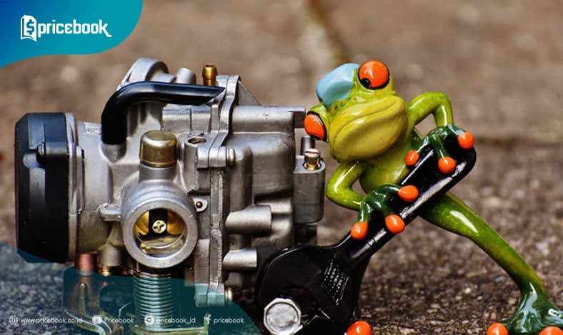 cara bersihkan karburator motor