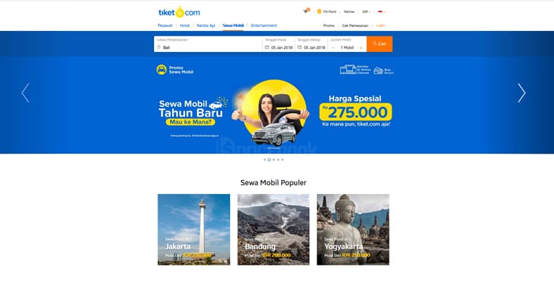 sewa mobil di tiket.com