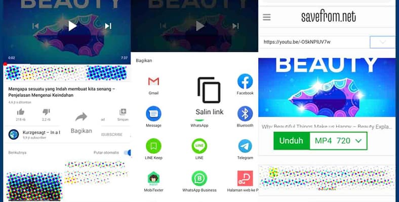 cara memindahkan video youtube ke galeri hp