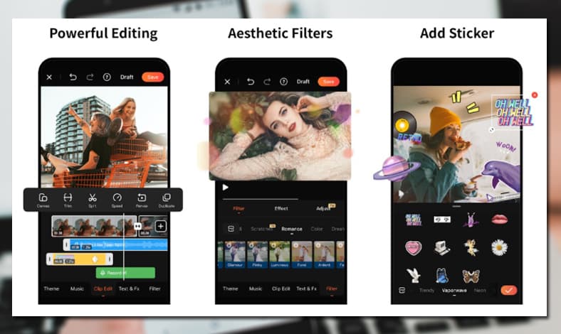 aplikasi edit foto jadi video VivaVideo