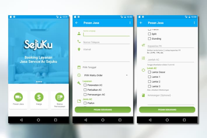 aplikasi service ac online terbaik