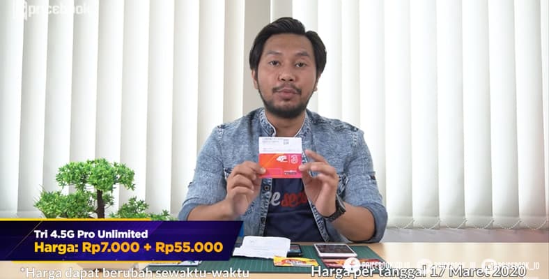 harga paket unlimited termurah 3