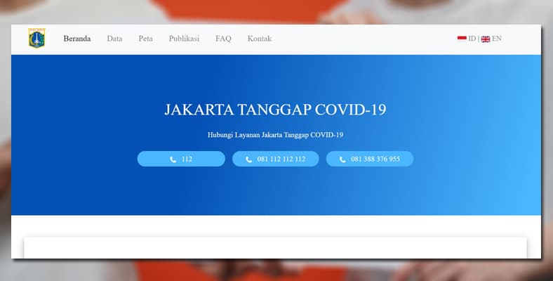situs jakarta tanggap covid 19