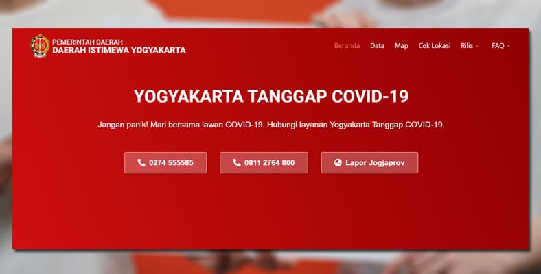 Situs Yogyakarta Tanggap Covid 19