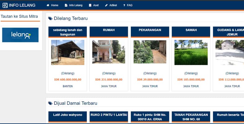 Info Lelang BRI
