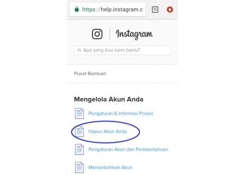 4. Halaman Mengelola Akun kamu
