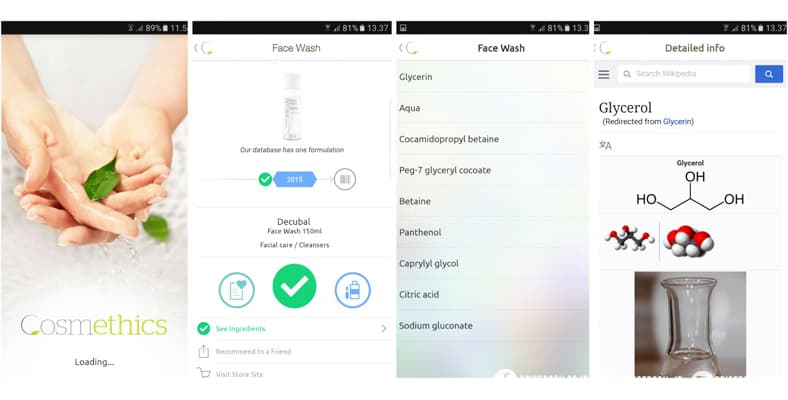 aplikasi pendeteksi bahan kimia pada kosmetik