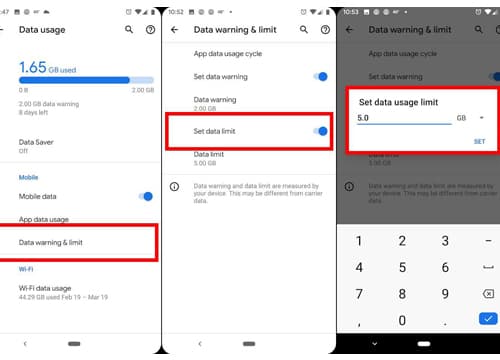 cara limit kuota data di hp