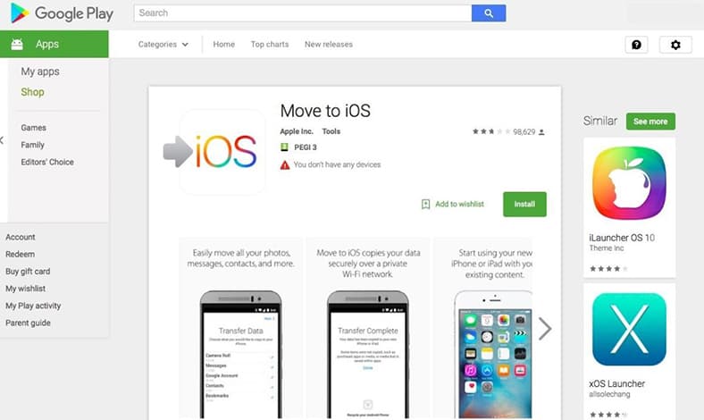 Cara Transfer File dari Android ke iOS