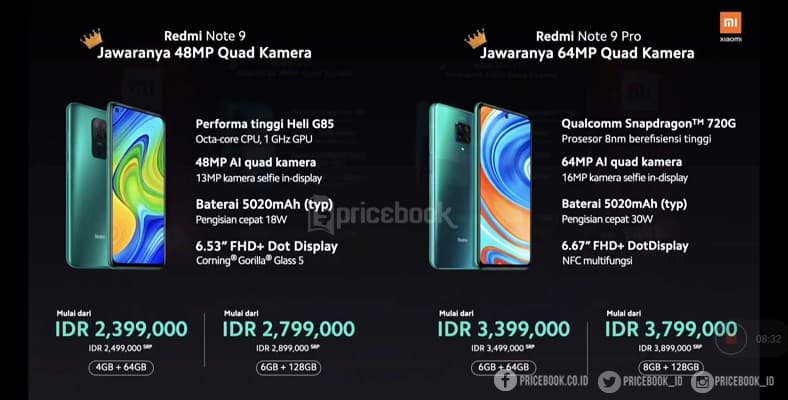 harga xiaomi redmi note 9 pro