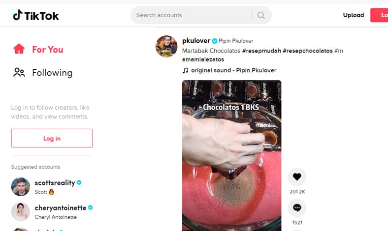 TikTok Web