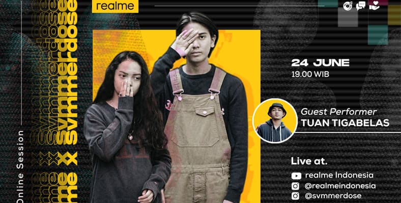 realme dan Iqbaal Ramadhan Gelar Konser Amal Online