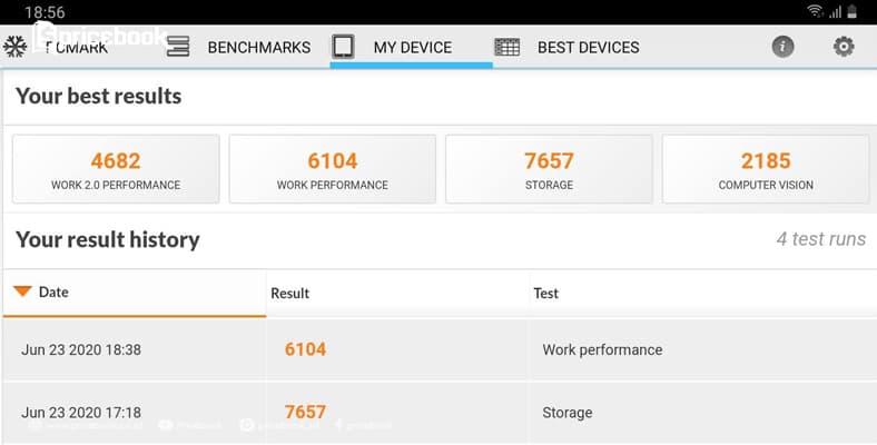 hasil benchmark samsung galaxy m11