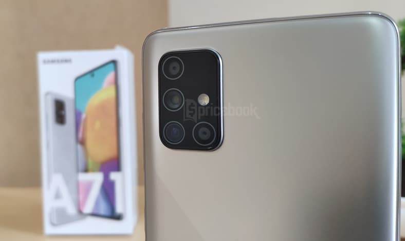 Review Samsung Galaxy A71 Haze Crush Silver