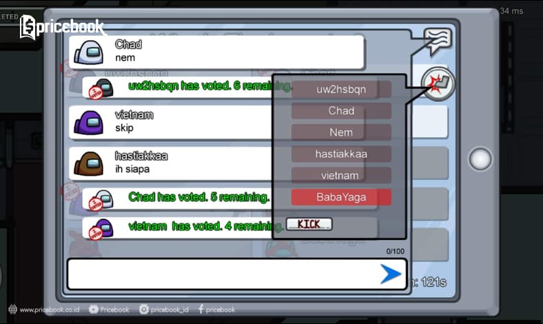 diskusi mencari impostor di among us