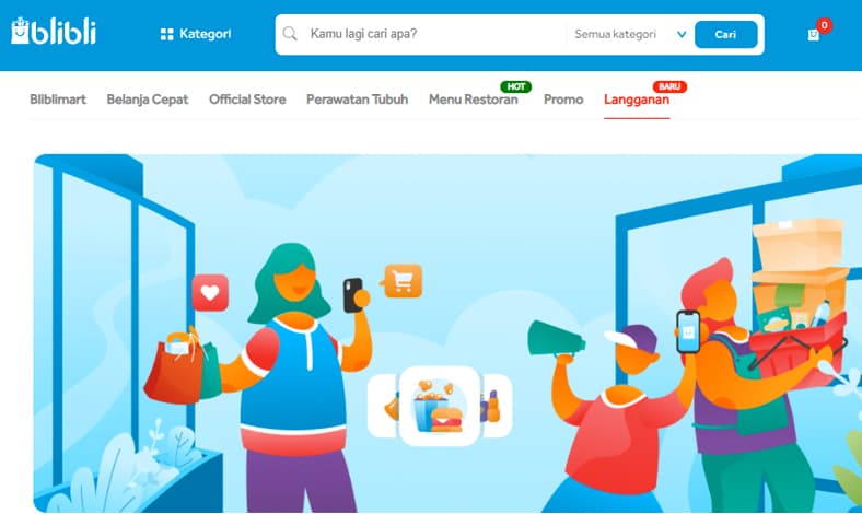 Blibli Luncurkan Fitur Langganan