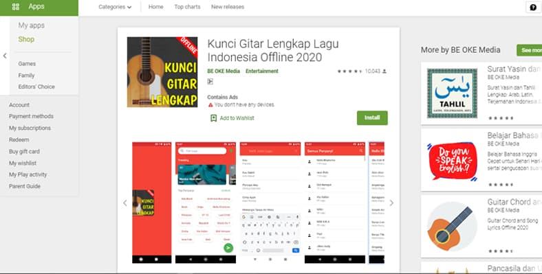 Aplikasi Belajar Gitar