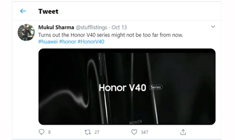 Honor V40