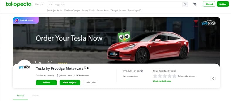 Tesla by Prestige Motorcars
