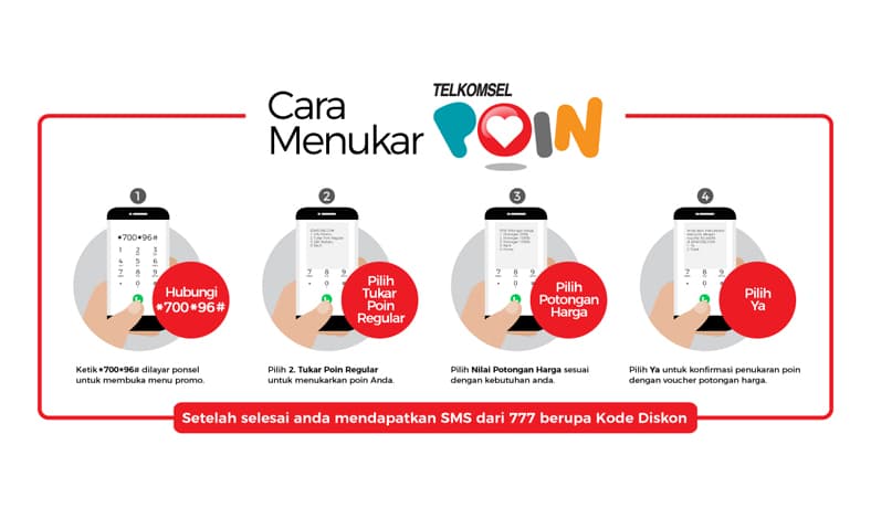 cara tukar telkomsel poin