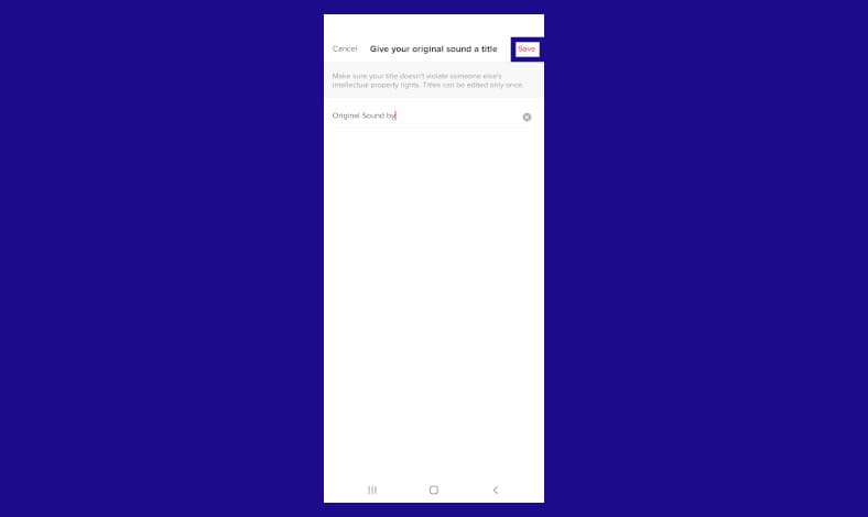 Cara Ganti Nama Original Sound di TikTok, Bisa Buat Intagram-5