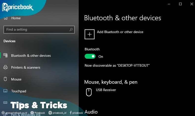 Cara Mengaktifkan Bluetooth di Laptop
