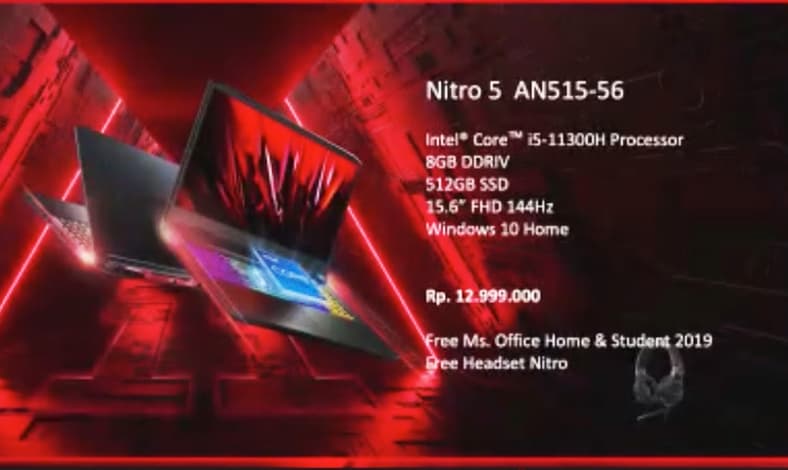 Harga Nitro 5 (AN515-56)