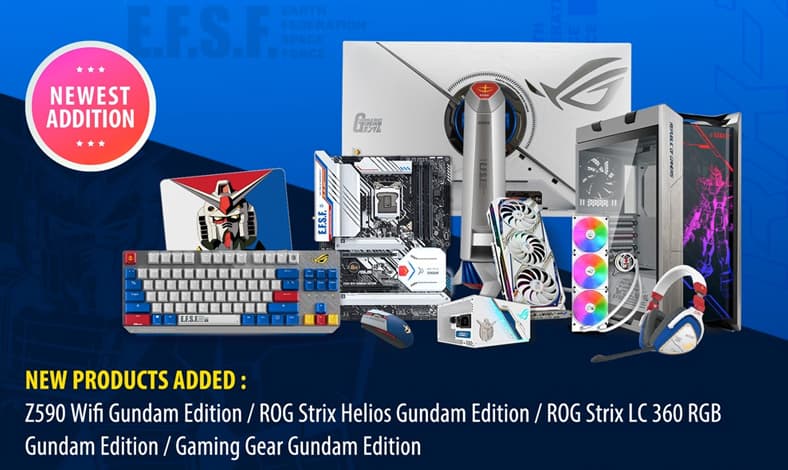Komponen PC ASUS Edisi GUNDAM