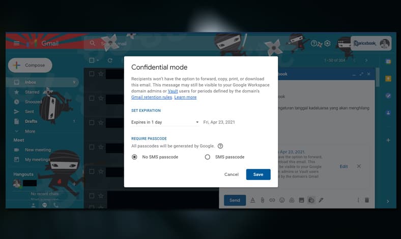 Cara Membuat Email Terhapus Otomatis Setelah Dibaca-2