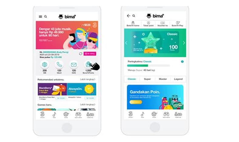 cara menukar poin BonsTri lewat Bima+