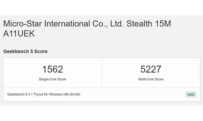 MSI stealth 15m