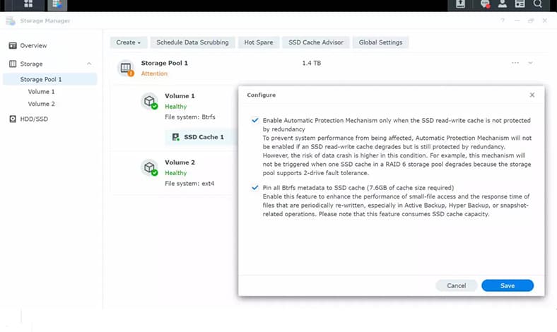 synology DSM 7.0 vs DSM 6.2