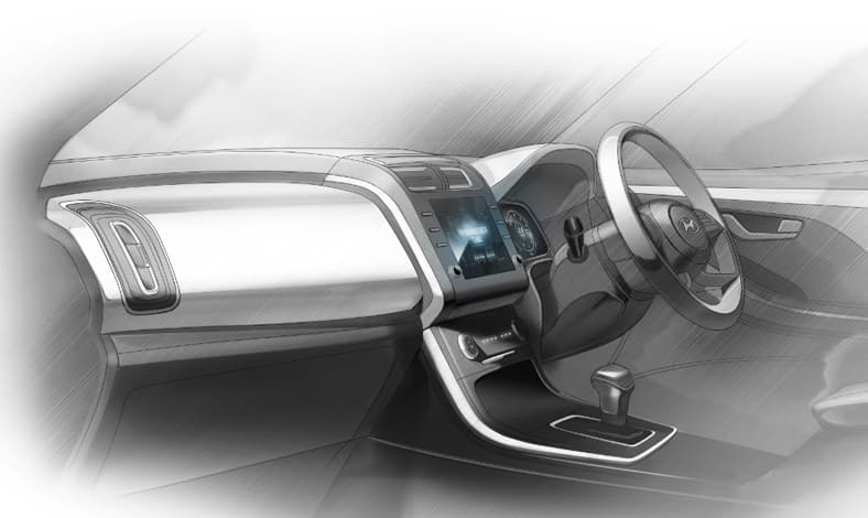 Sketsa Desain Hyundai CRETA eksterior